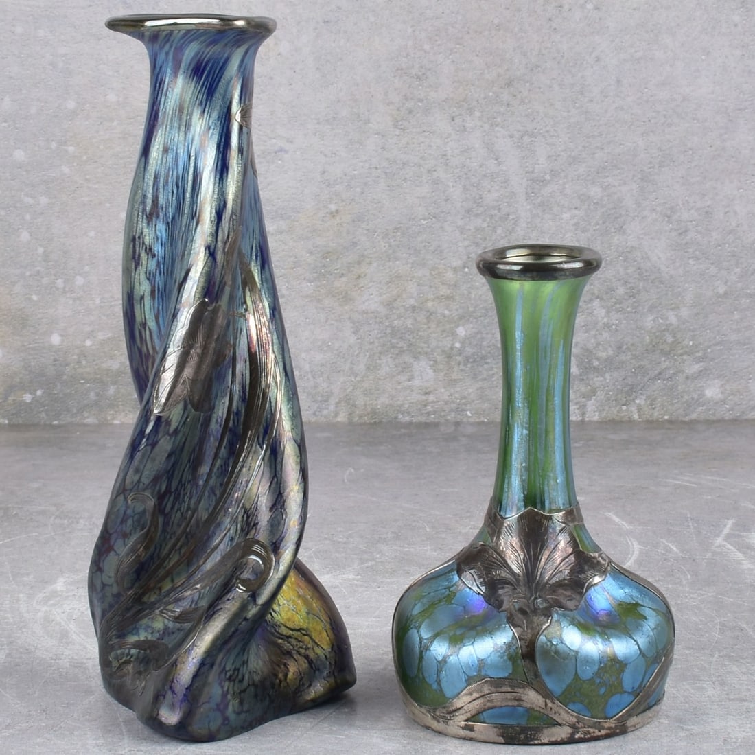 Loetz Art Glass Vases (1 of 9)
