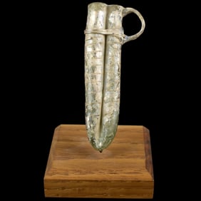 Roman Glass Double Balsamaria Bottle