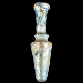 Roman Glass Core Formed Medicine Bottle