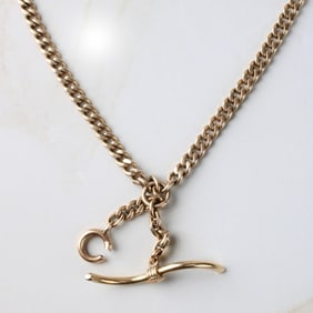 14K Pocket Watch Chain