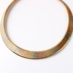 14K Omega Necklace