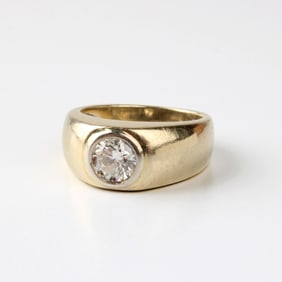 Diamond and 14K Ring
