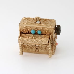 14K Piano Charm