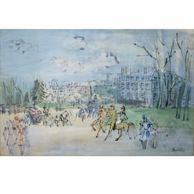 Jean Dufy, French (1888-1964) O/C