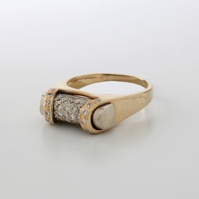Diamond and 14K Ring