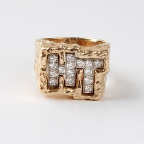Diamond and 14K Ring