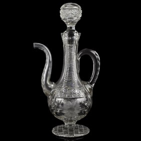 Antique Cut Glass Decanter