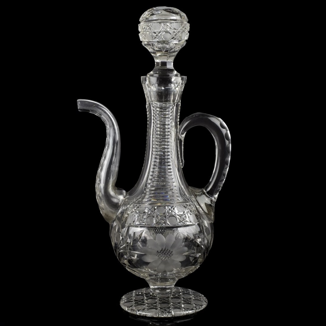 Antique Cut Glass Decanter (1 of 8)