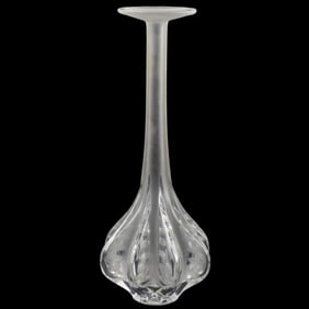 Lalique France Crystal "Soliflore" Vase