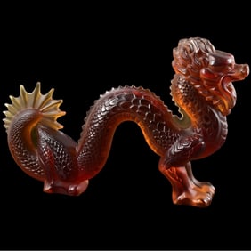 Lalique France Crystal Dragon