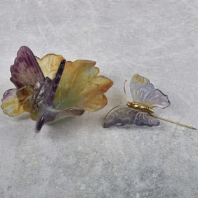 Daum France Pate-de-Verre Sculptures