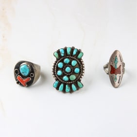 Native American Silver Rings