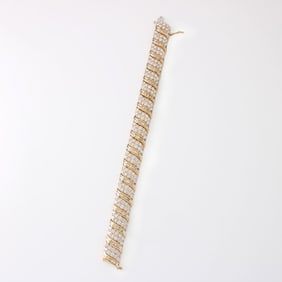 Diamond and 10K Bracelet