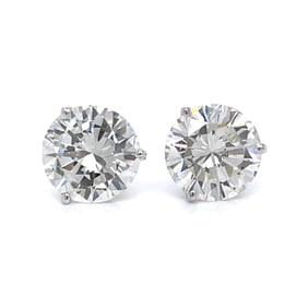 Diamond and 14K Ear Studs