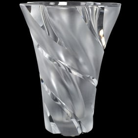 Lalique France "Narcisse" Crystal Vase