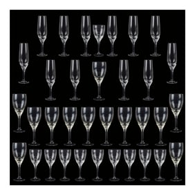 Rosenthal Iris Pattern Frosted Stemware