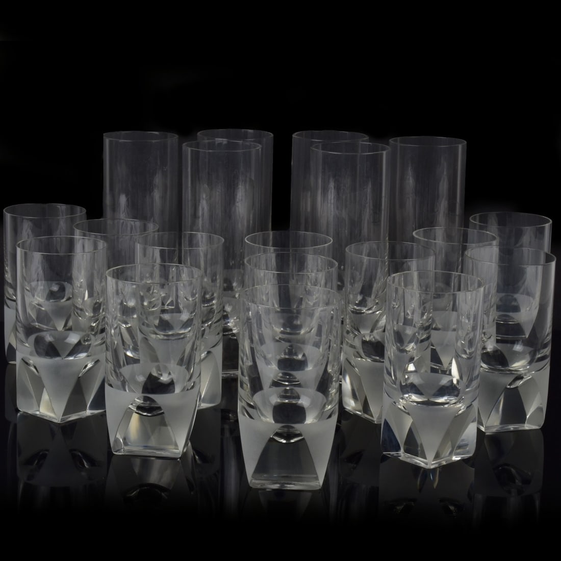 Rosenthal Studio Line Frosted Glassware (1 of 7)