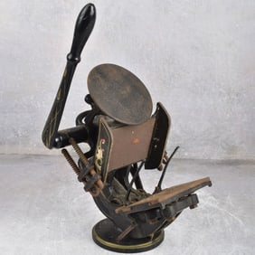 Antique Cast Iron Small Scale Letterpress