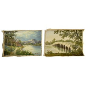 Antique Japanese Landscape Paintings