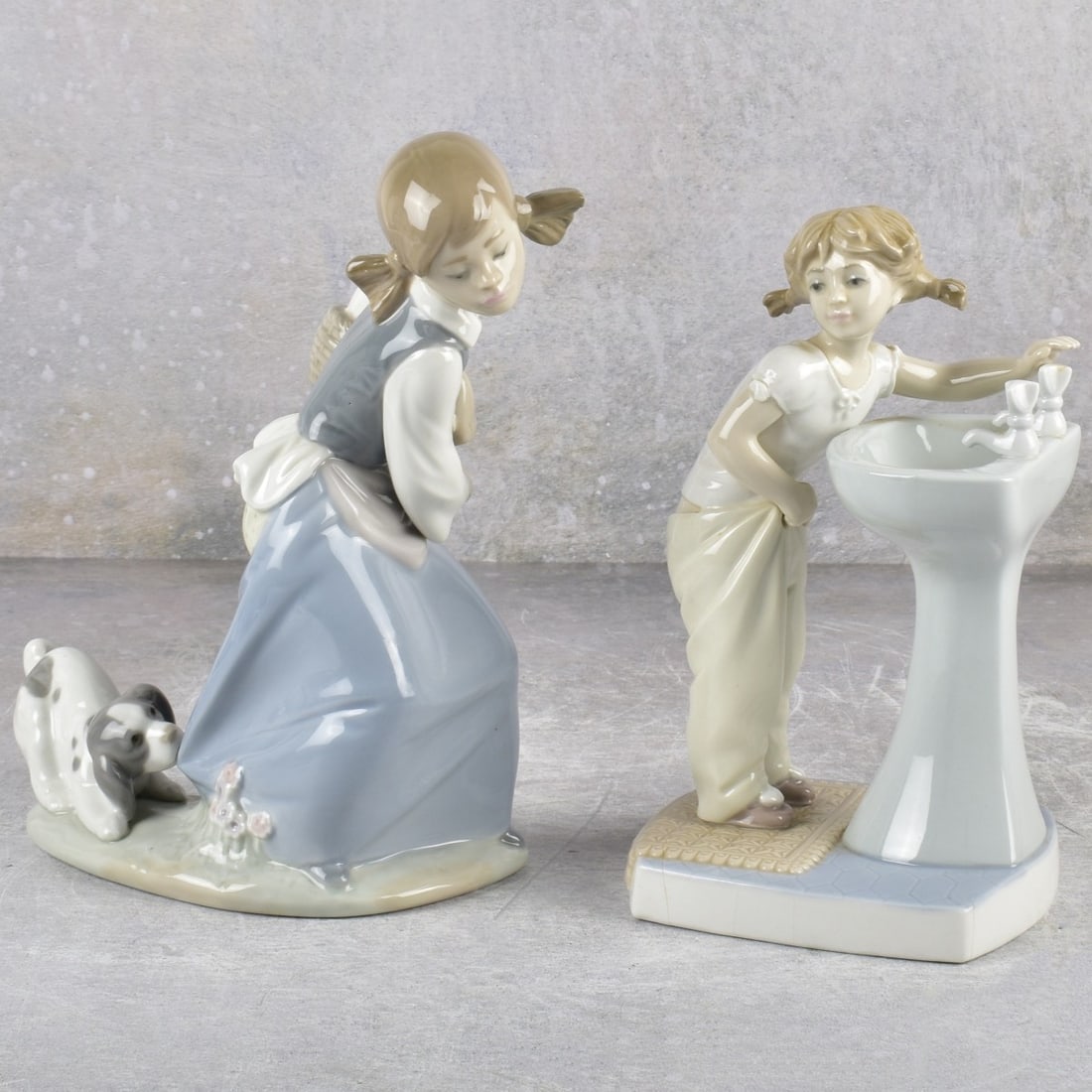 Lladro Spain Gloss Porcelain Sculptures (1 of 9)