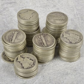 American Mercury Head Dimes