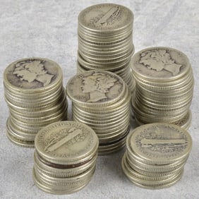 American Mercury Head Dimes