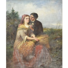 American School Oil on Canvas