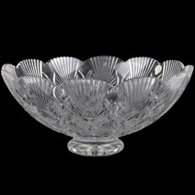 Waterford "Peacock" Crystal Bowl