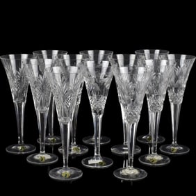 Waterford Cut Crystal Millenium Flutes