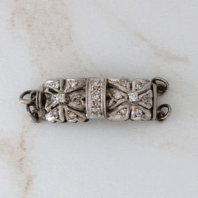 Diamond and 14K Clasp