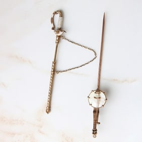 Antique 14K Stickpins