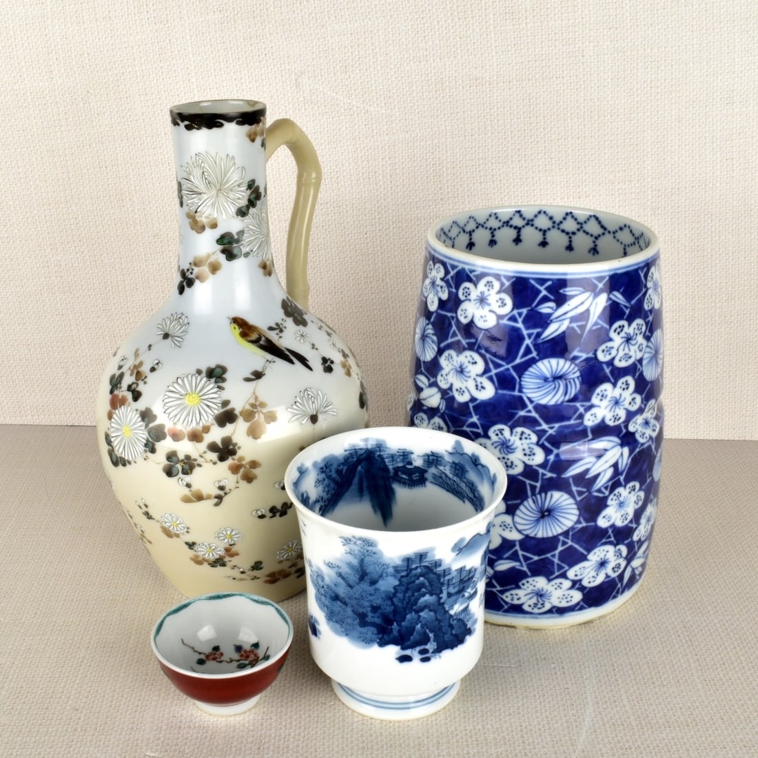 Collection of Asian Porcelain Pieces. (1 of 4)