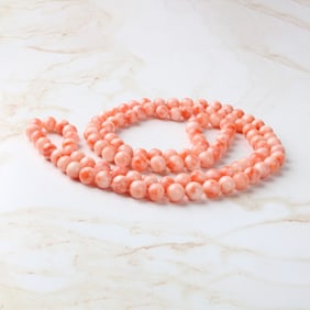 Coral Bead Necklace