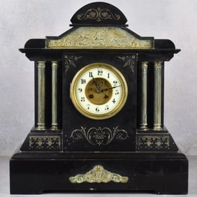 Antique French Napoleon III Mantle Clock