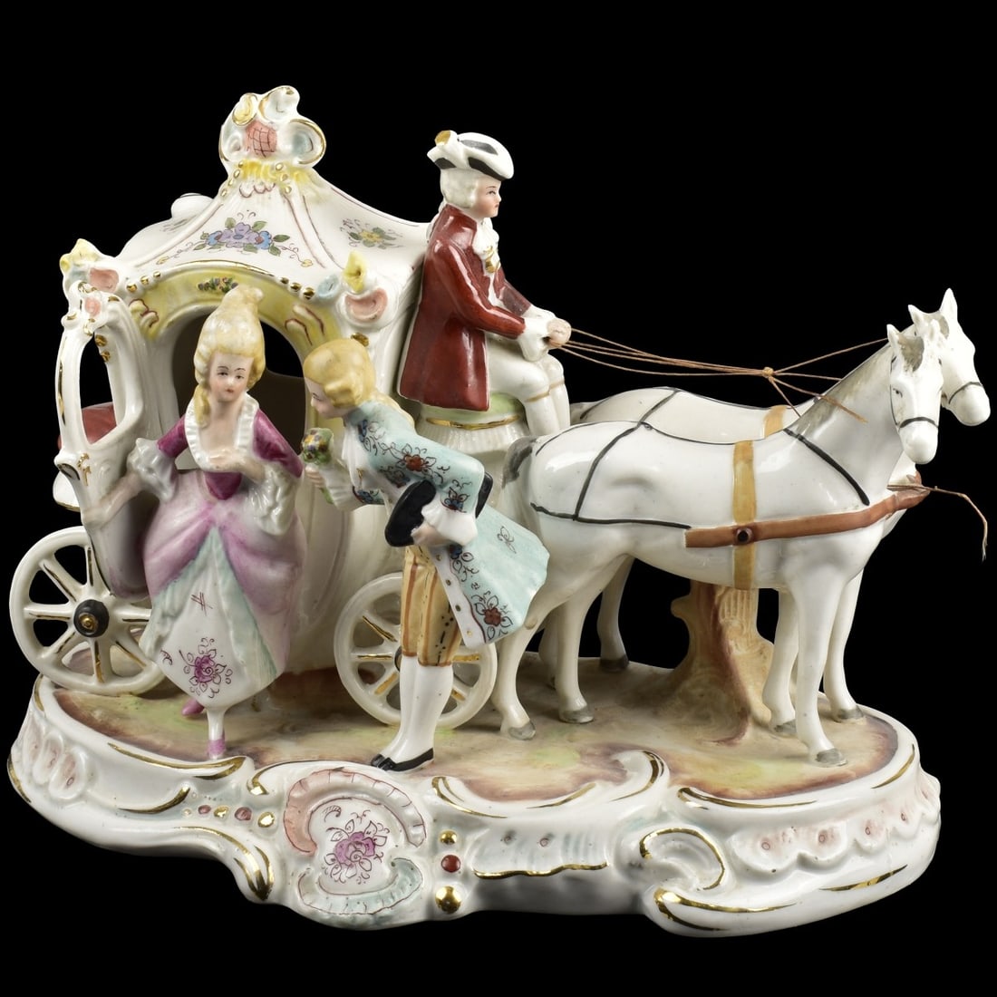 Antique Dresden German Porcelain Group (1 of 7)