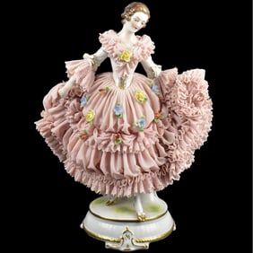 Antique German Dresden Porcelain Group