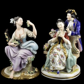 Vintage German Porcelain Sculptures