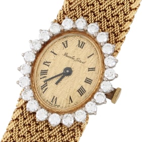 Bueche Girod Diamond and 18K Watch