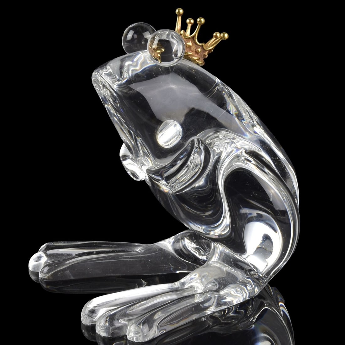 Steuben Crystal and 18K Frog Prince (1 of 9)