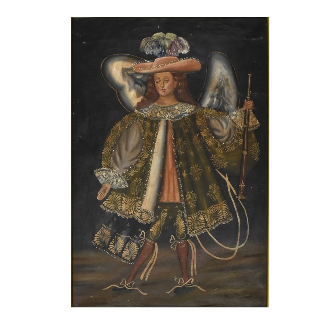 Antique Cuzco School O/C (1 of 7)