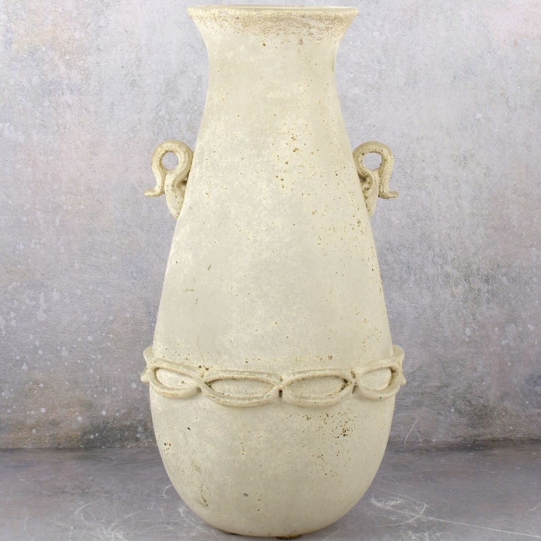 Attributed to Seguso Murano Scavo Glass Vase (1 of 8)