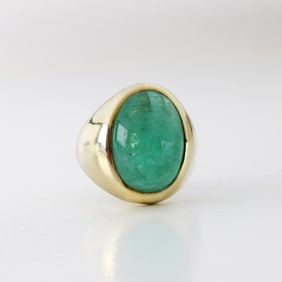 Emerald and 14K Ring