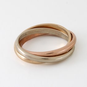 14K Gold "Trinity" Ring