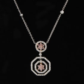 Diamond and 18K Necklace