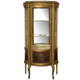 Antique Louis XV Style French Vitrine