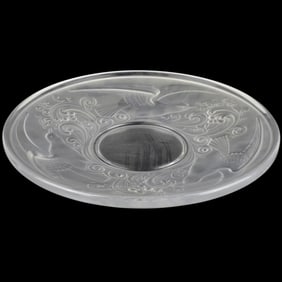 Val St. Lambert Belguim" Gloucester" Charger