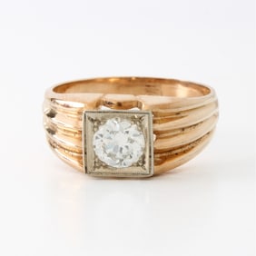 Diamond and 14K Ring