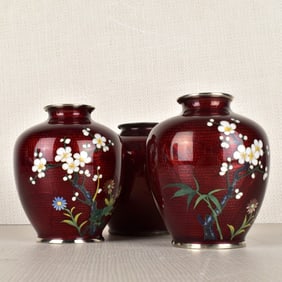 Japanese Akasuke Vases