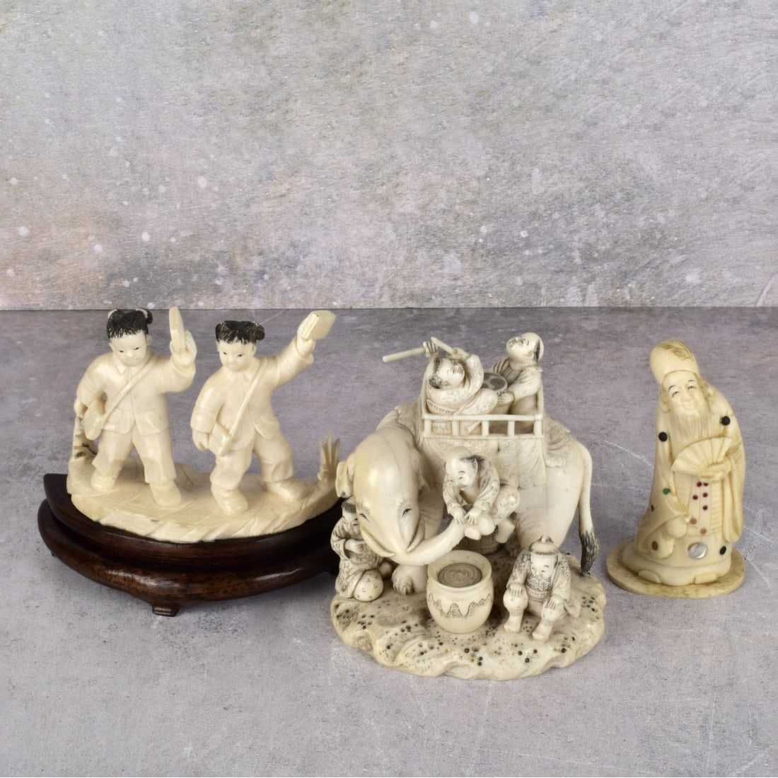 Vintage Chinese Carved Figurines (1 of 5)