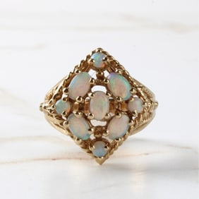 Opal and 14K Ring